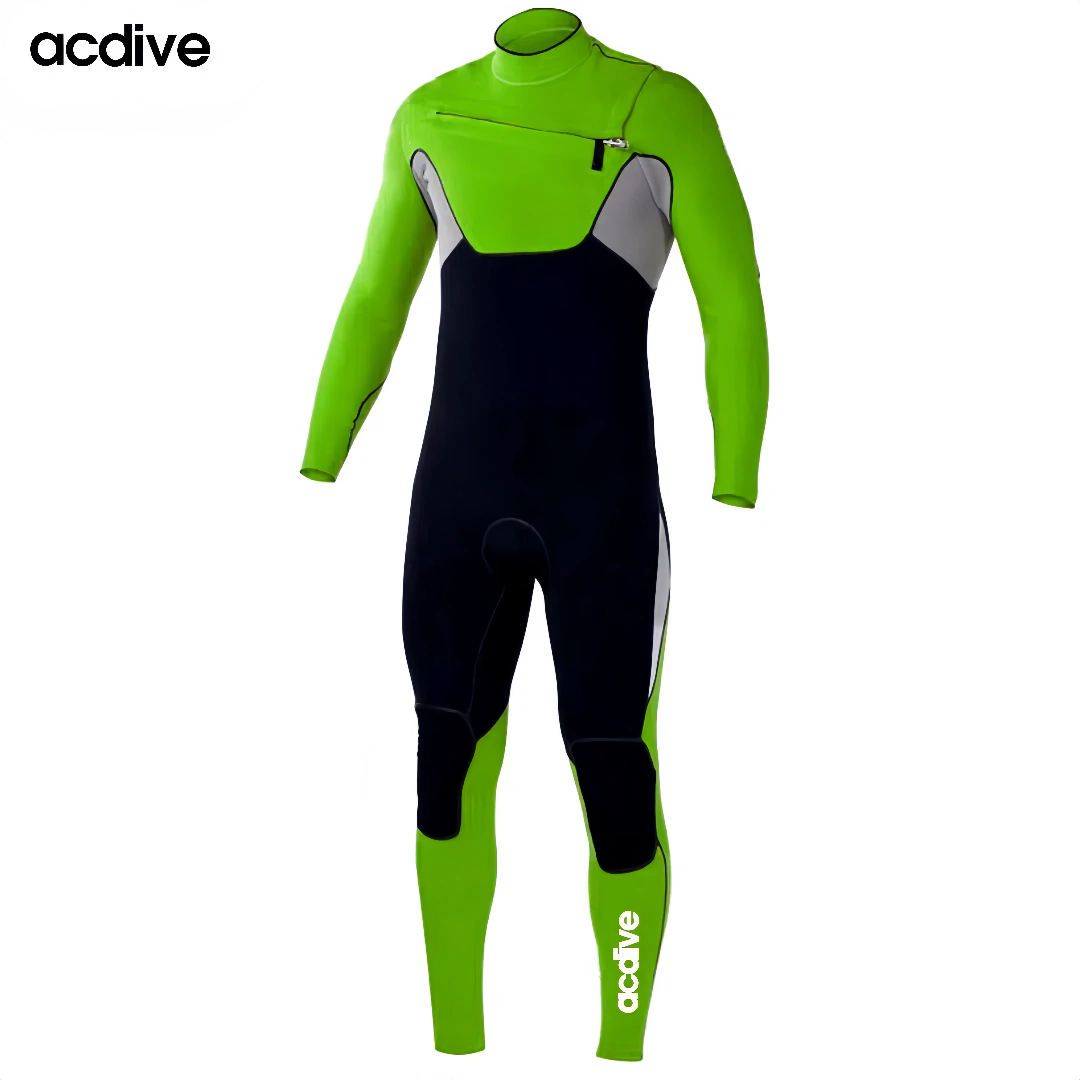 High Quality Chest Zip Kite Surfing Bodyboarding Free Diving 4/3mm Super Stretchy Neoprene Wetsuit