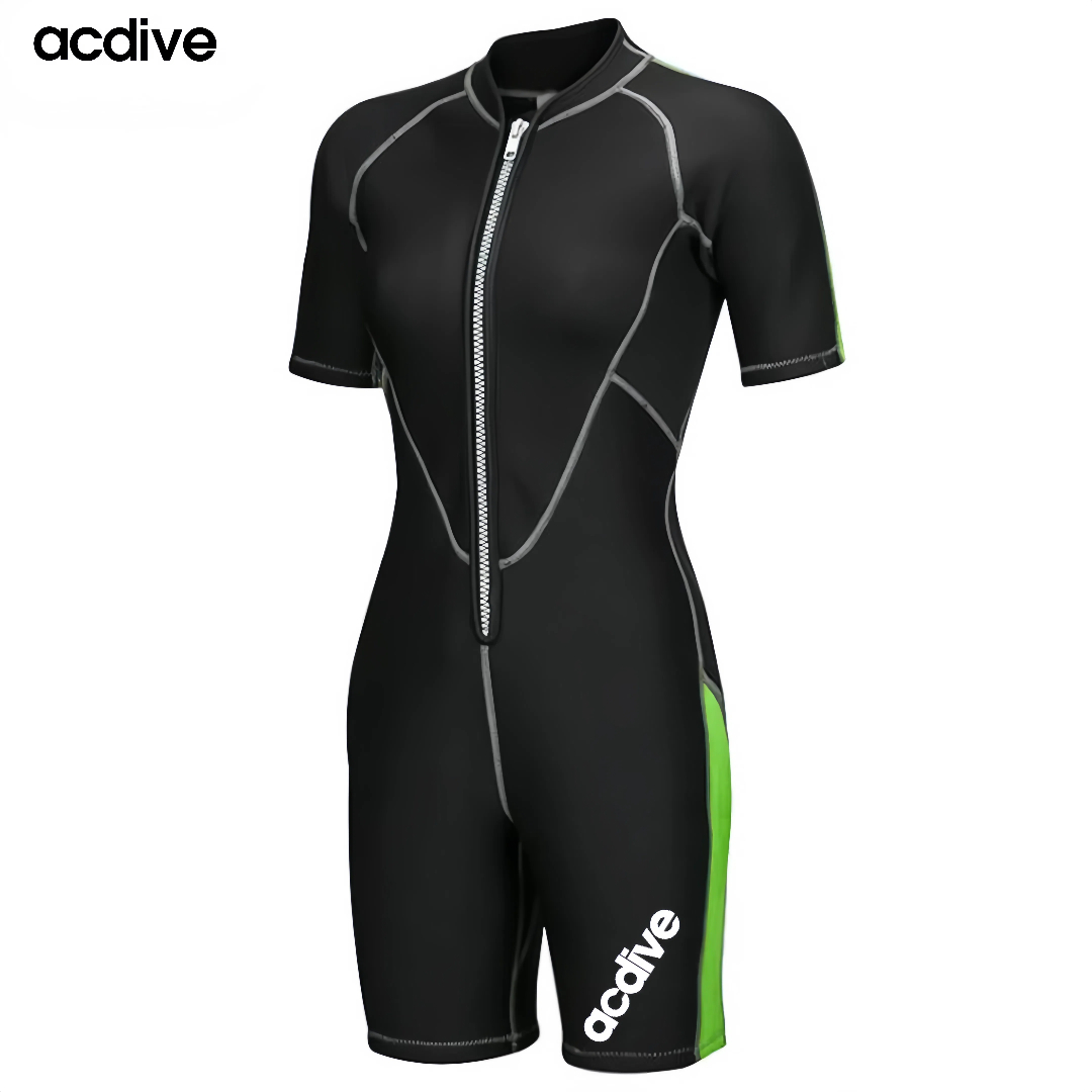 Customized Unisex 2mm ODM OEM Neoprene Suits Surfing Swimming Free Diving Front Zip Short Sleeve Wetsuit - Image 2
