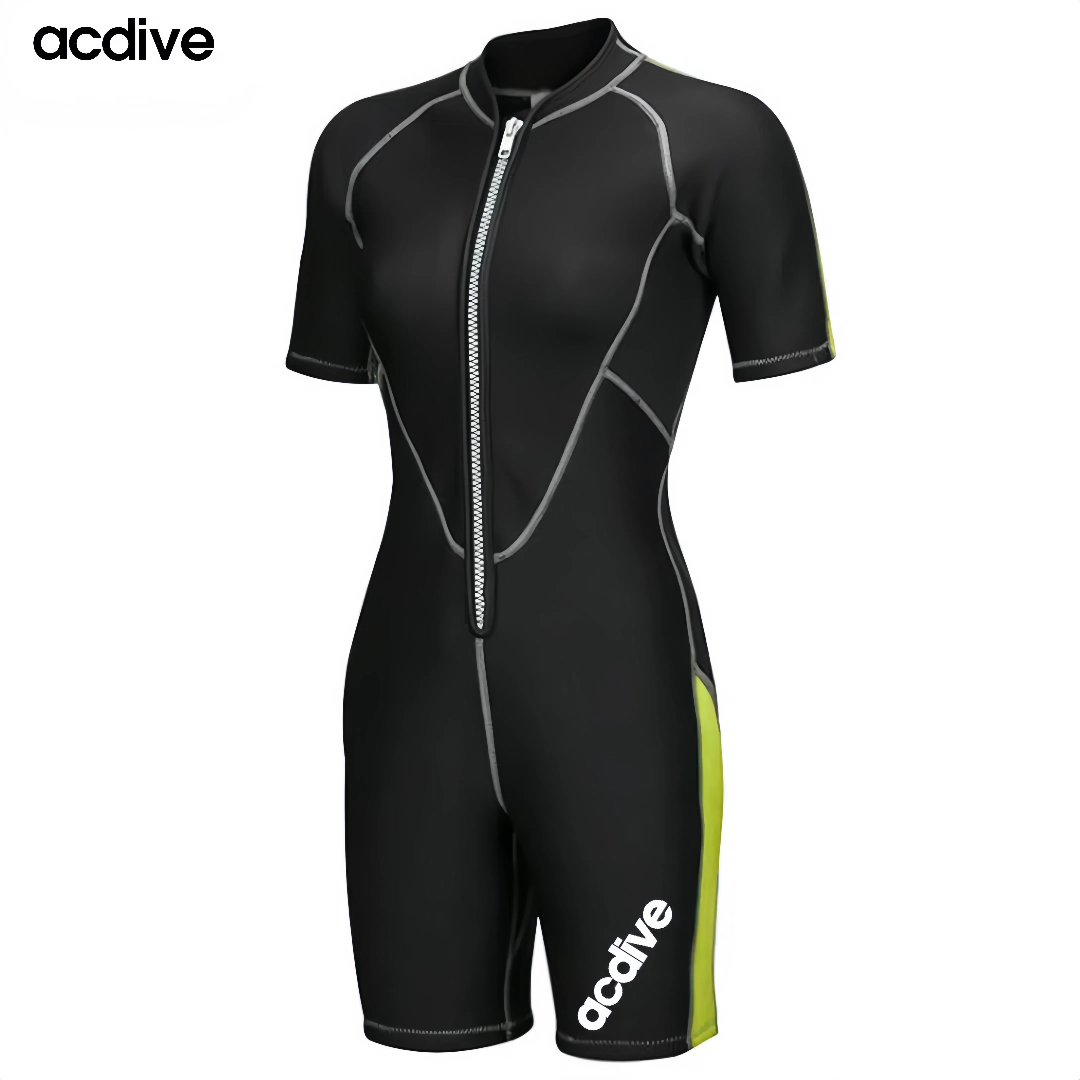 Customized Unisex 2mm ODM OEM Neoprene Suits Surfing Swimming Free Diving Front Zip Short Sleeve Wetsuit - Image 4