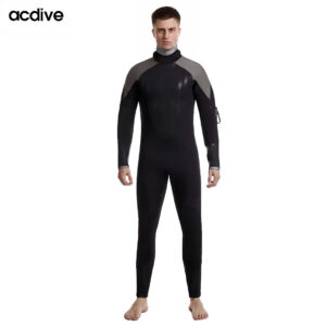 Professional 7/5mm Adult Customized Full Sleeve High Protection Cr Neoprene Sealed Semi Dry Wetsuits