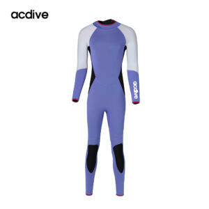 Acdive Customized Colors Long Sleeve Women 3mm Stretchy Neoprene Surfing Scuba Diving Snorkeling Wetsuit