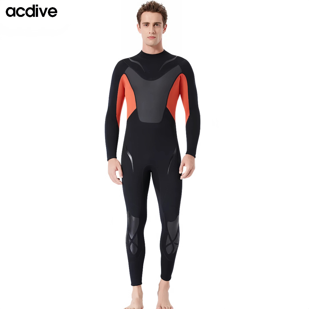 New OEM ODM High Flexible 3mm Shark Skin Neoprene Men Surfing Scuba Diving Thermal Aqua Sports Wetsuit
