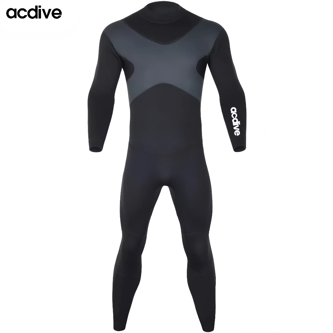 New Customized Designs Printings Men 3mm Shark Skin Neoprene Surfing Scuba Diving Full Sleeved Wetsuit