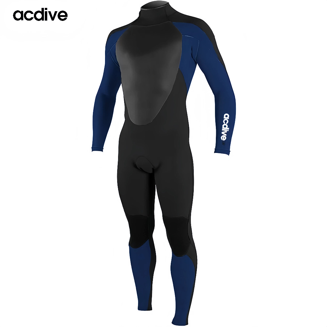 Custom 4/3mm Shark Skin Neoprene Full Wetsuit for Scuba Diving & Snorkeling - Image 3