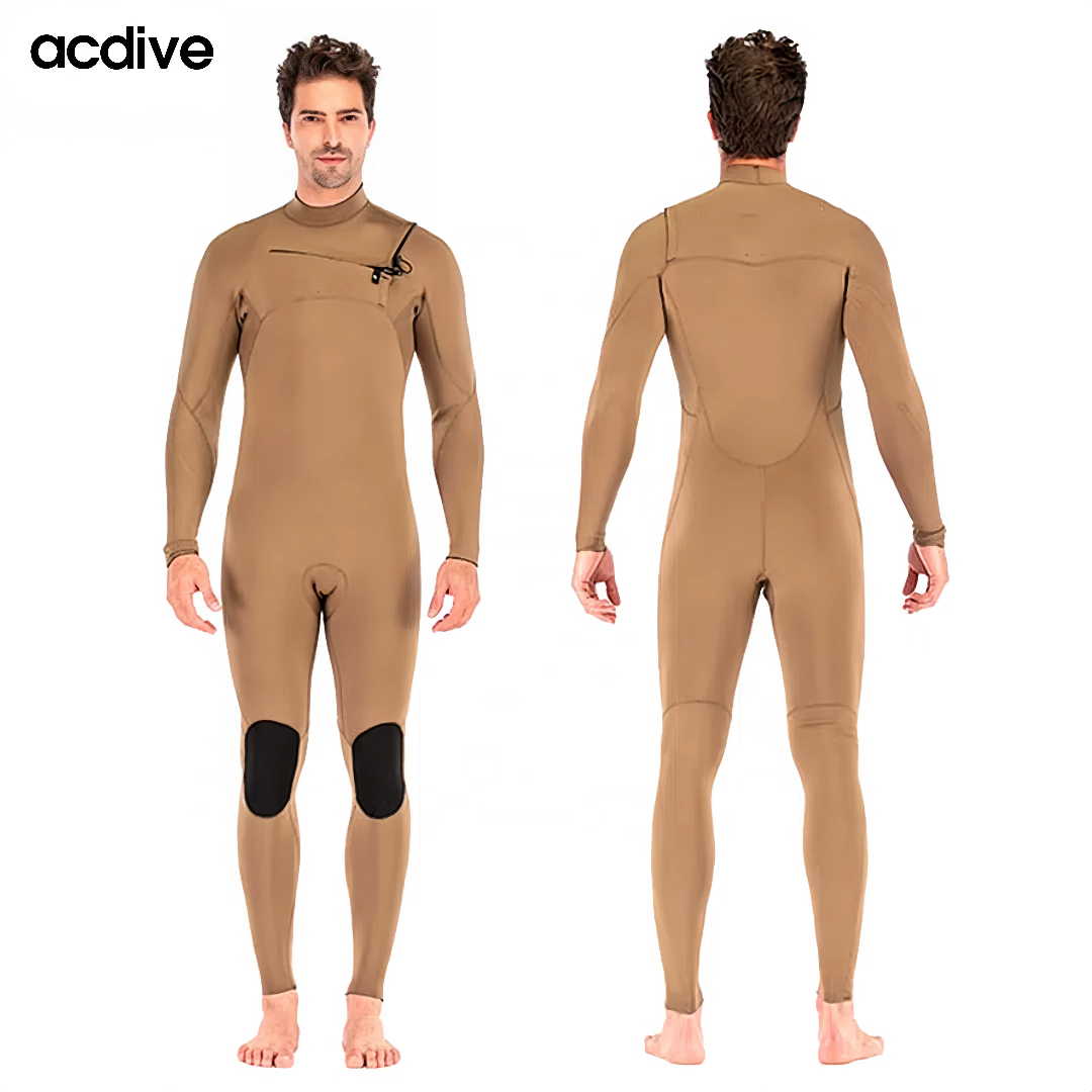 Adult 3/2mm Max Stretchy Neoprene Chest Zipper Kite Surfing Free Diving OEM ODM Wetsuit - Image 2