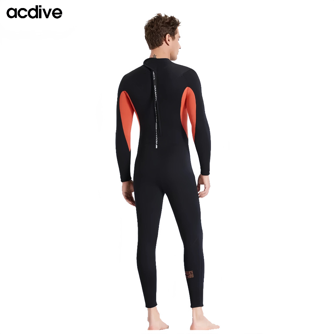 New OEM ODM High Flexible 3mm Shark Skin Neoprene Men Surfing Scuba Diving Thermal Aqua Sports Wetsuit - Image 2
