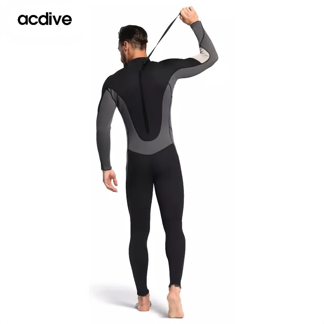 Hot Selling 3mm Surfing Swimming Diving Kayaking Jet Skiing Mesh Skin Neoprene Men Full Sleeved Wetsuit - Image 4