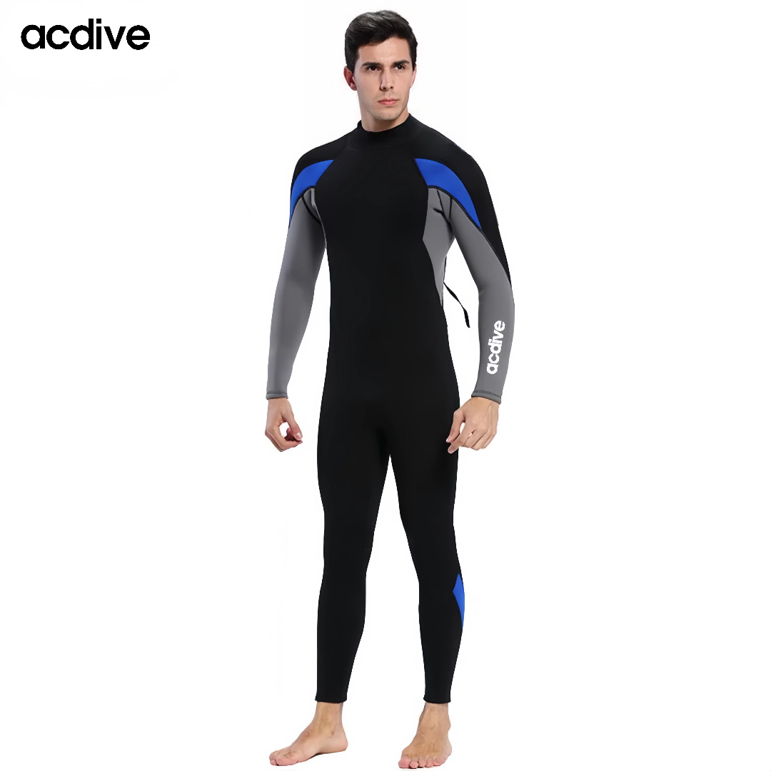 Hot Selling Men Long Sleeve 3mm Neoprene Suits Customized Water Sports Snorkeling Scuba Diving Surfing Wetsuit - Image 3