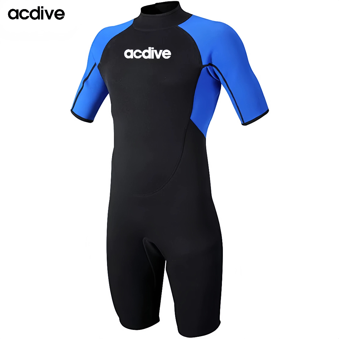 High Quality Customized Brand Colors Adult 3mm Neoprene Short Sleeve Surfing Diving Snorkeling Swimming Wetsuit - Image 2
