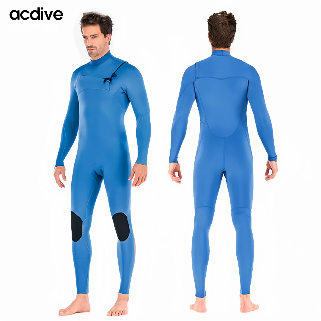 Adult 3/2mm Max Stretchy Neoprene Chest Zipper Kite Surfing Free Diving OEM ODM Wetsuit - Image 3