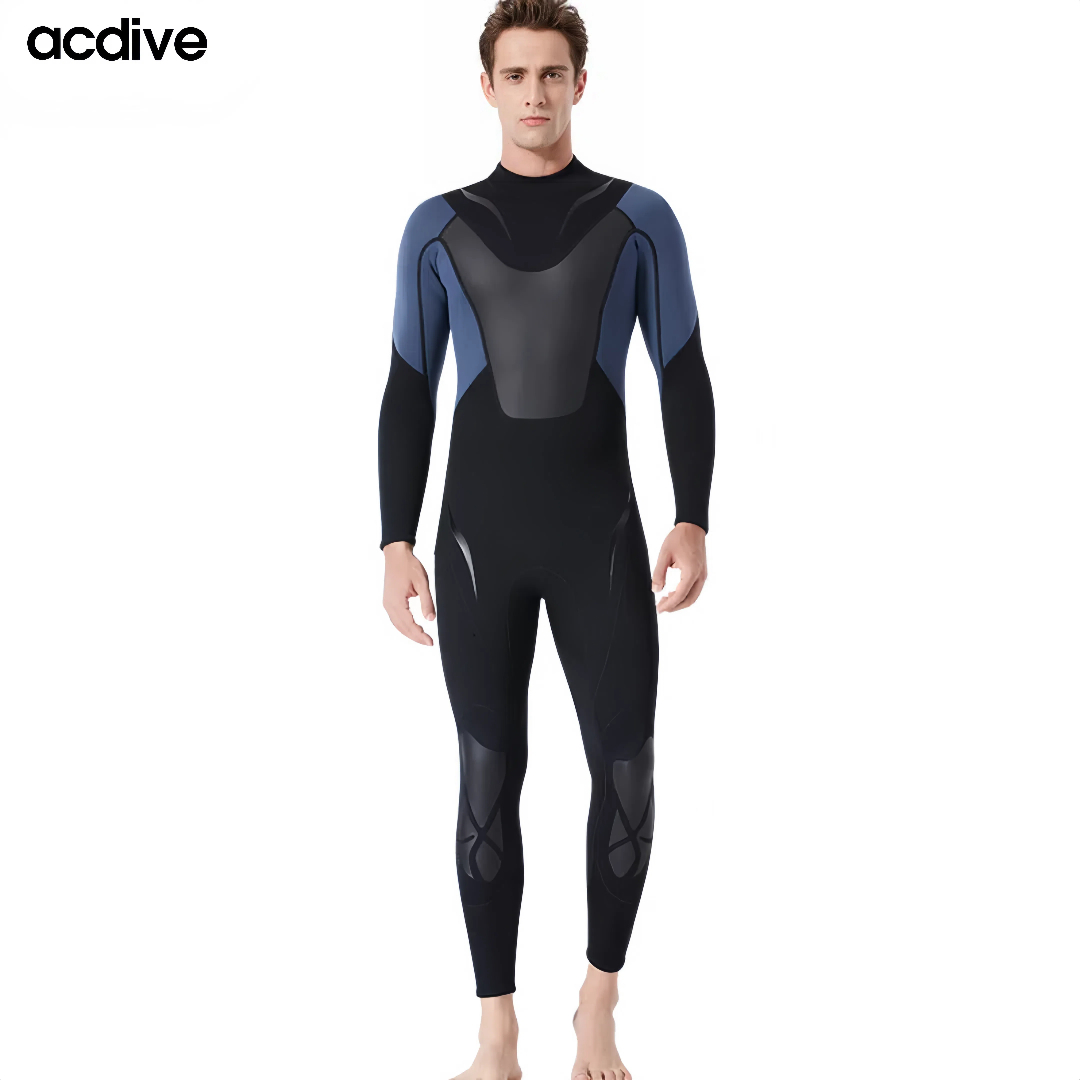 New OEM ODM High Flexible 3mm Shark Skin Neoprene Men Surfing Scuba Diving Thermal Aqua Sports Wetsuit - Image 3