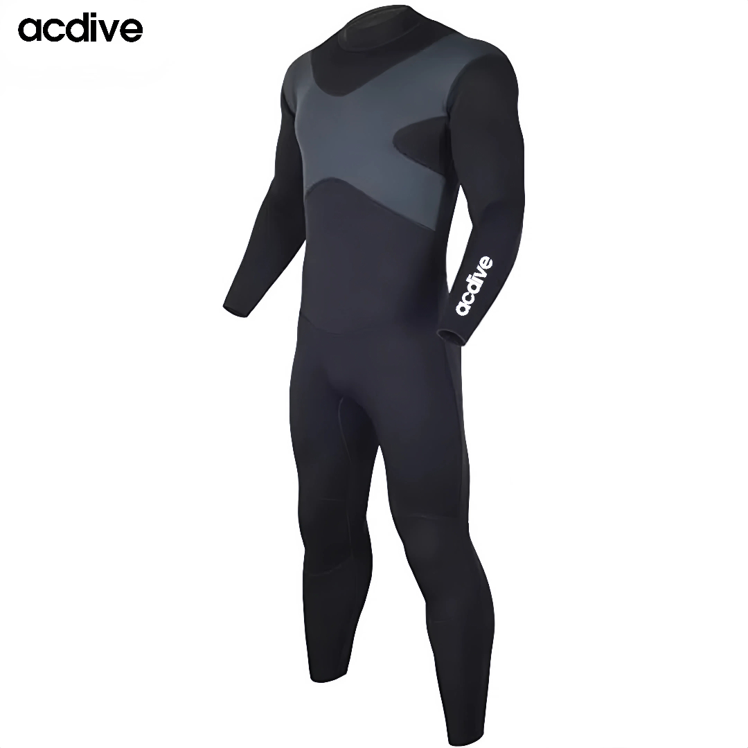 New Customized Designs Printings Men 3mm Shark Skin Neoprene Surfing Scuba Diving Full Sleeved Wetsuit - Image 2