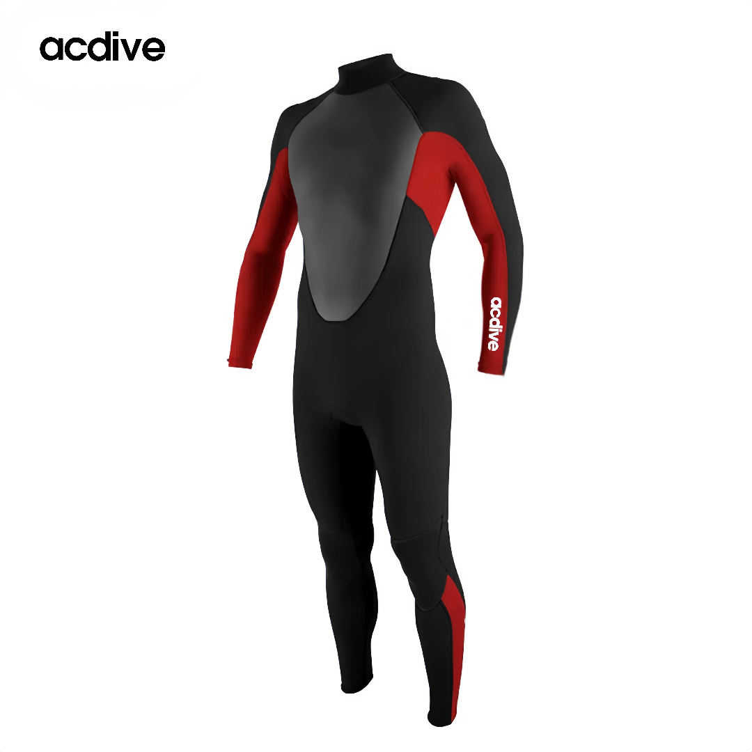 Professional OEM ODM Men Back Zip Surfing Scuba Diving Canoeing Boating Kayaking for Warm Mesh Skin Full Wetsuit - Image 3