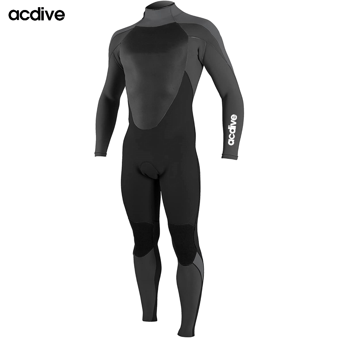 Custom 4/3mm Shark Skin Neoprene Full Wetsuit for Scuba Diving & Snorkeling
