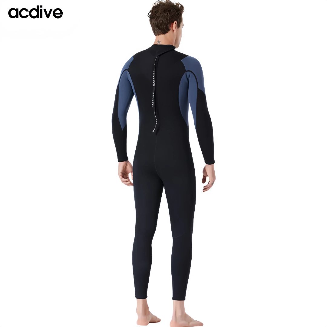 New OEM ODM High Flexible 3mm Shark Skin Neoprene Men Surfing Scuba Diving Thermal Aqua Sports Wetsuit - Image 4