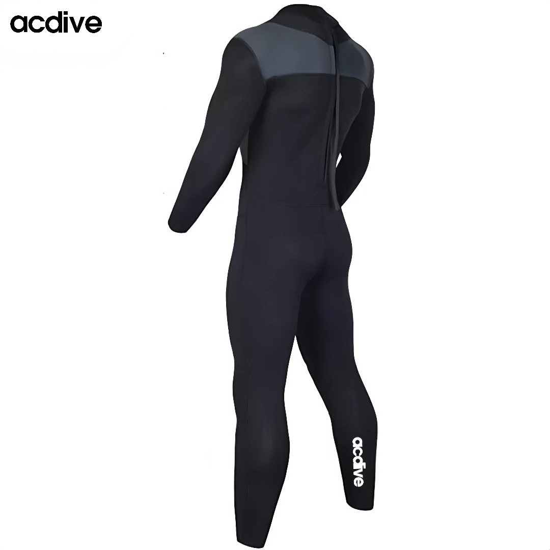 New Customized Designs Printings Men 3mm Shark Skin Neoprene Surfing Scuba Diving Full Sleeved Wetsuit - Image 3