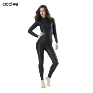 Acdive Women 3mm Smooth Skin Super Stretchy Cr Neoprene Triathlon Free Diving Gbs Keep Warm Wetsuit