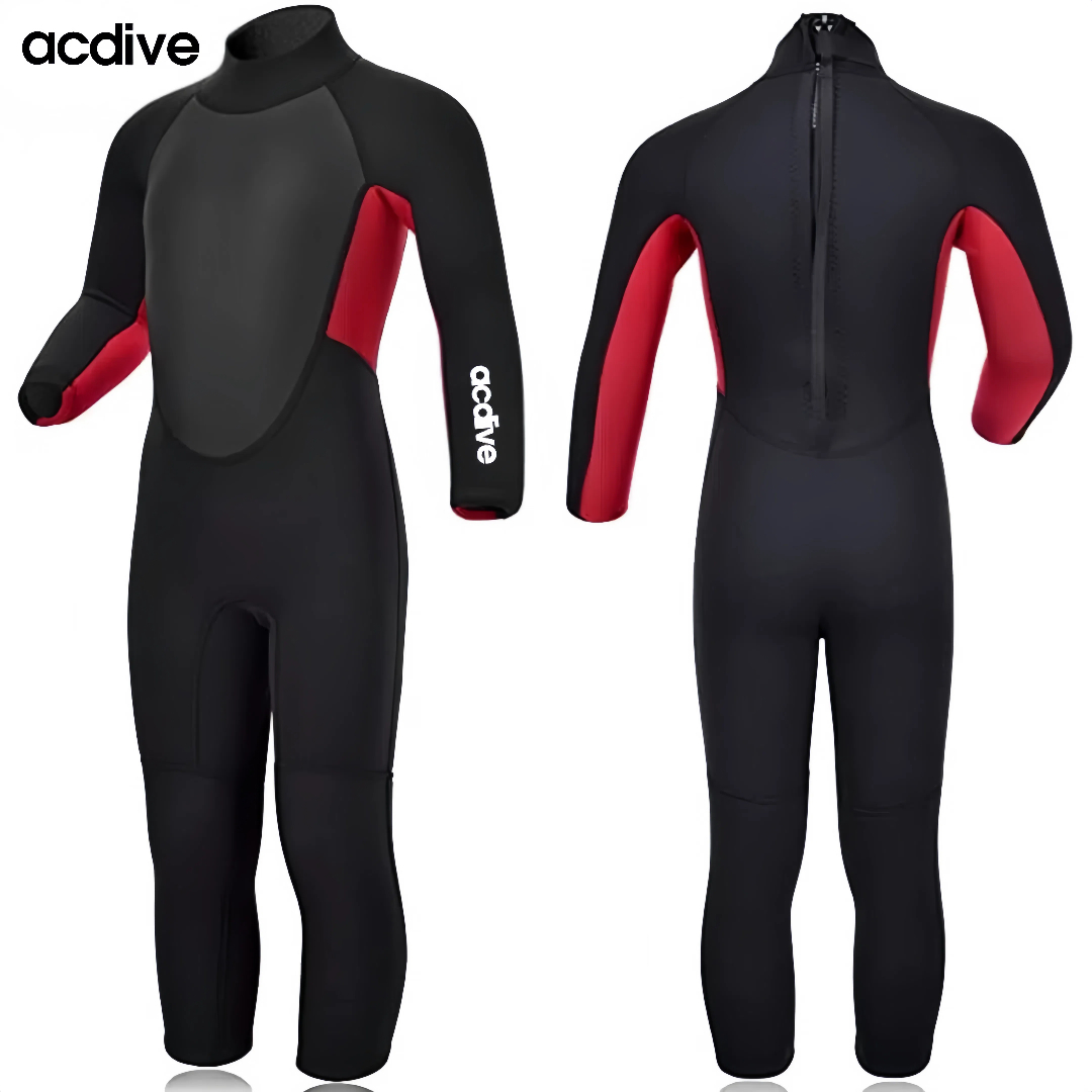 Children Customized 3mm Neoprene Colors Printed Aqua Suits Upf 50+ Sports Snorkeling Swimming Wetsuit - Image 4