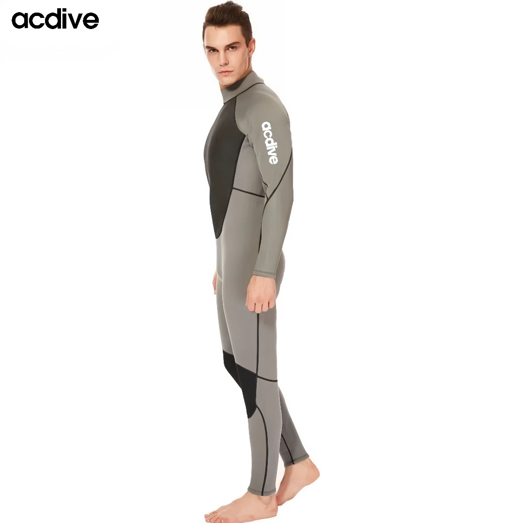 Water Sports Professional Men Full Sleeve 3mm Mesh Skin Neoprene Surfing Diving Kayaking Wetsuit - Image 3
