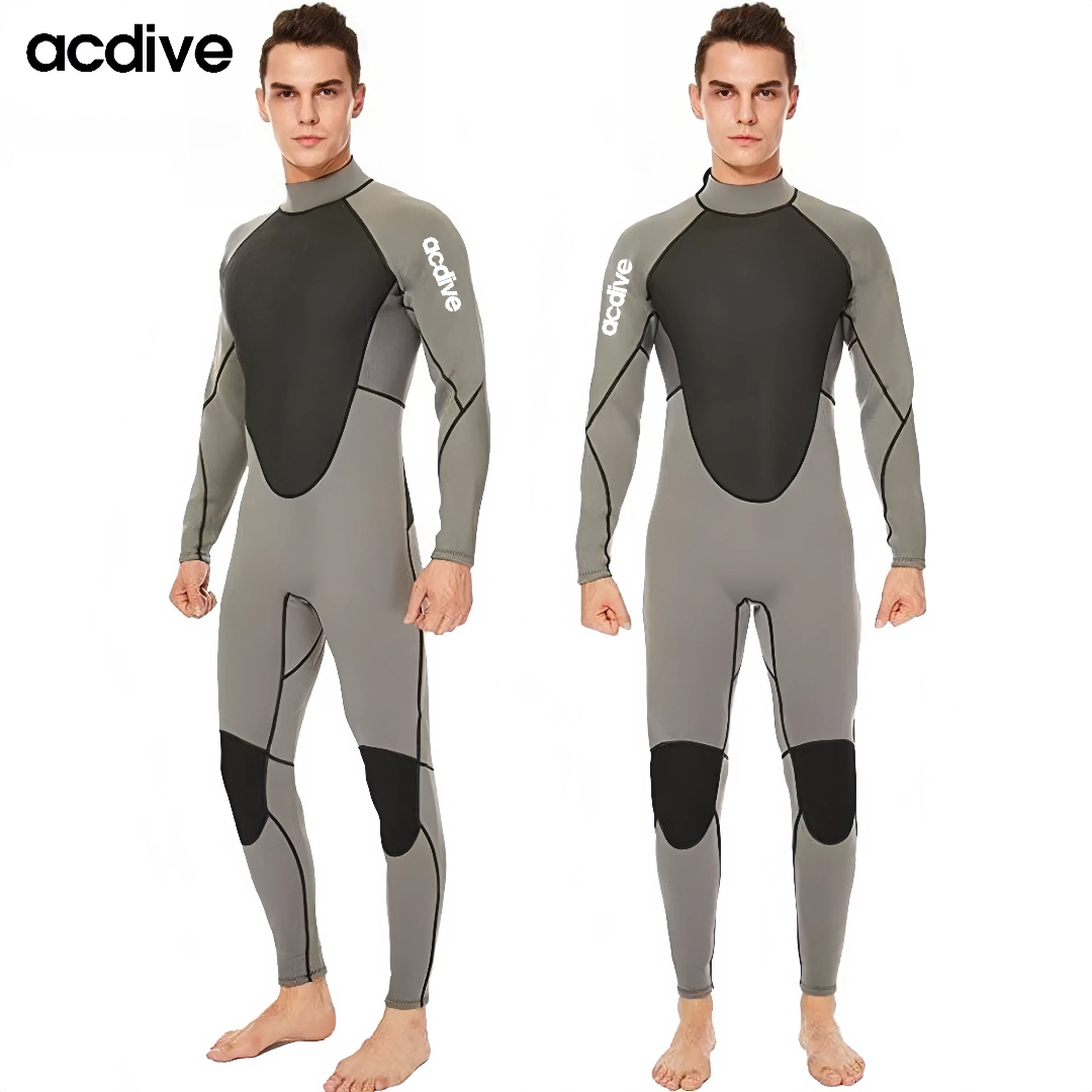 Water Sports Professional Men Full Sleeve 3mm Mesh Skin Neoprene Surfing Diving Kayaking Wetsuit