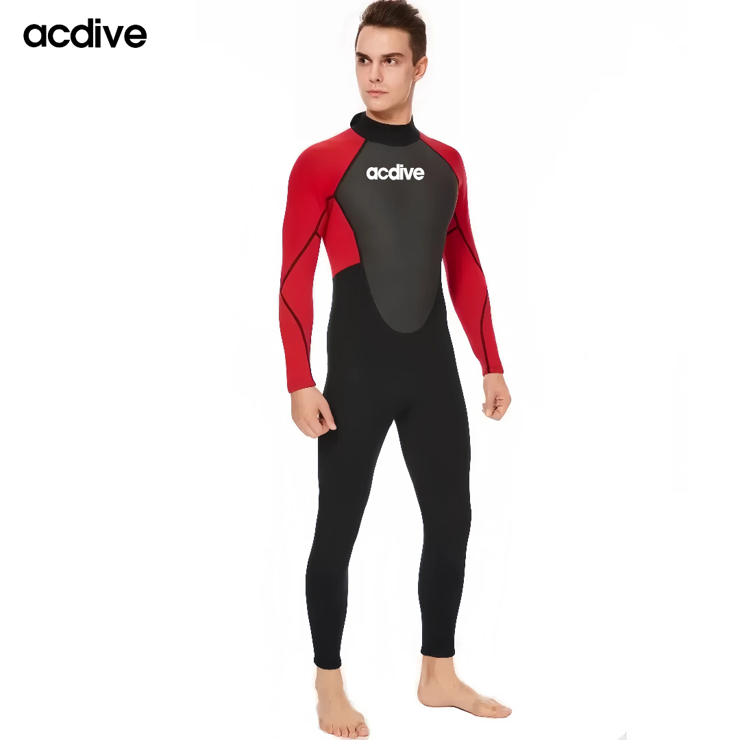 Professional Men 3mm Shark Skin Neoprene Full Sleeve Suits Scuba Diving Surfing OEM ODM Printed Wetsuit