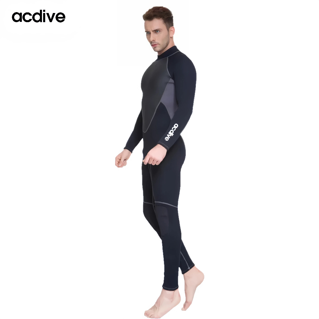Acdive Customized 3mm Shark Skin Neoprene Surfing Scuba Diving Swimming Floating Men Wetsuit - Image 4