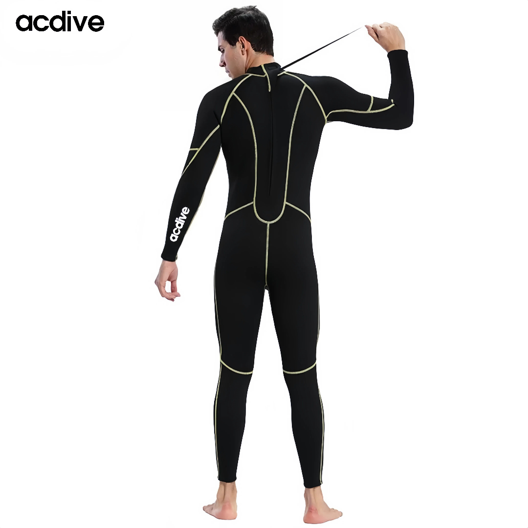 Hot Selling Men Long Sleeve 3mm Neoprene Suits Customized Water Sports Snorkeling Scuba Diving Surfing Wetsuit - Image 2