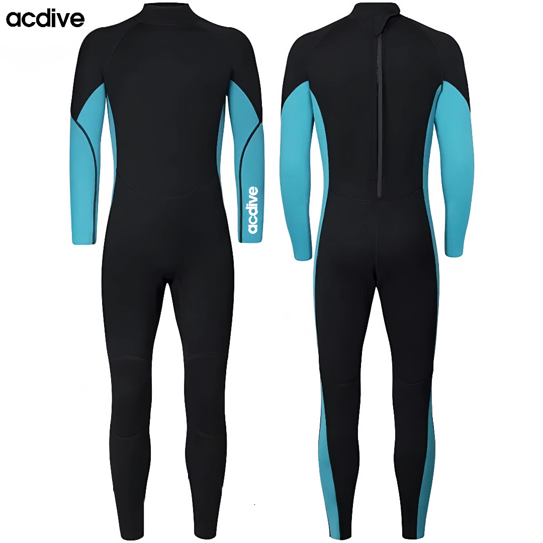 High Quality 3mm Neoprene Customized Brand Colors Good Price Surfing Scuba Diving Long Sleeve Wetsuit