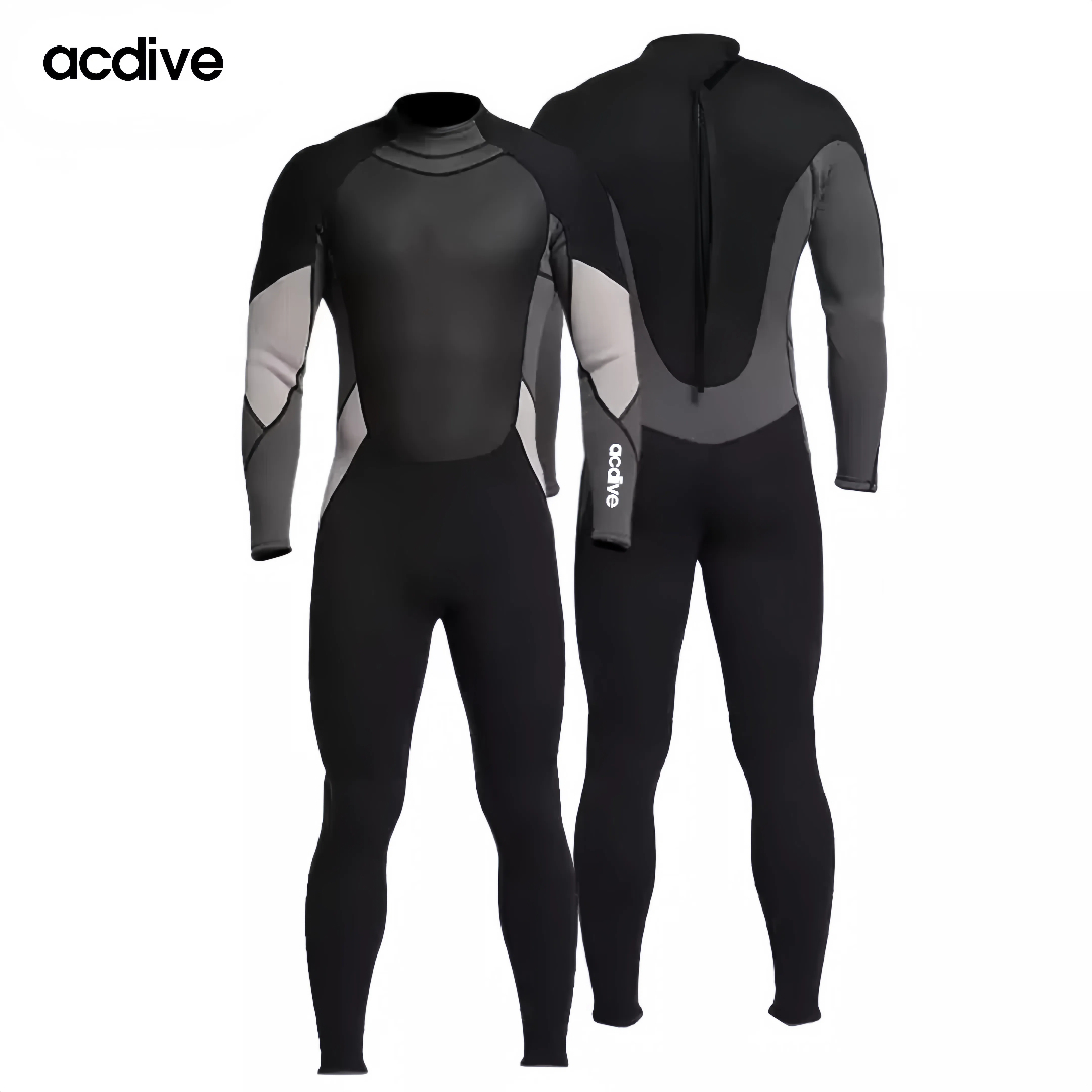 Hot Selling 3mm Surfing Swimming Diving Kayaking Jet Skiing Mesh Skin Neoprene Men Full Sleeved Wetsuit