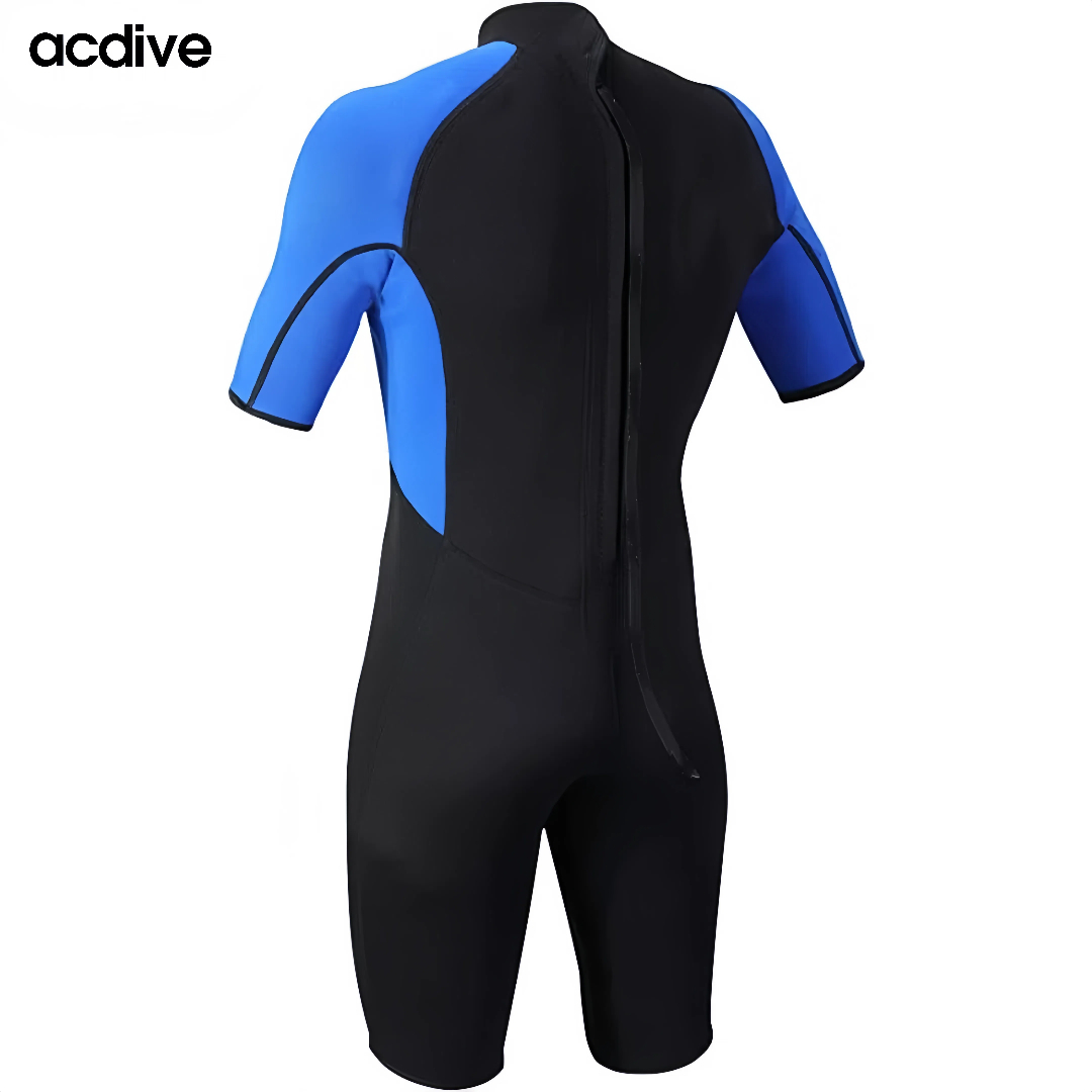 High Quality Customized Brand Colors Adult 3mm Neoprene Short Sleeve Surfing Diving Snorkeling Swimming Wetsuit - Image 3