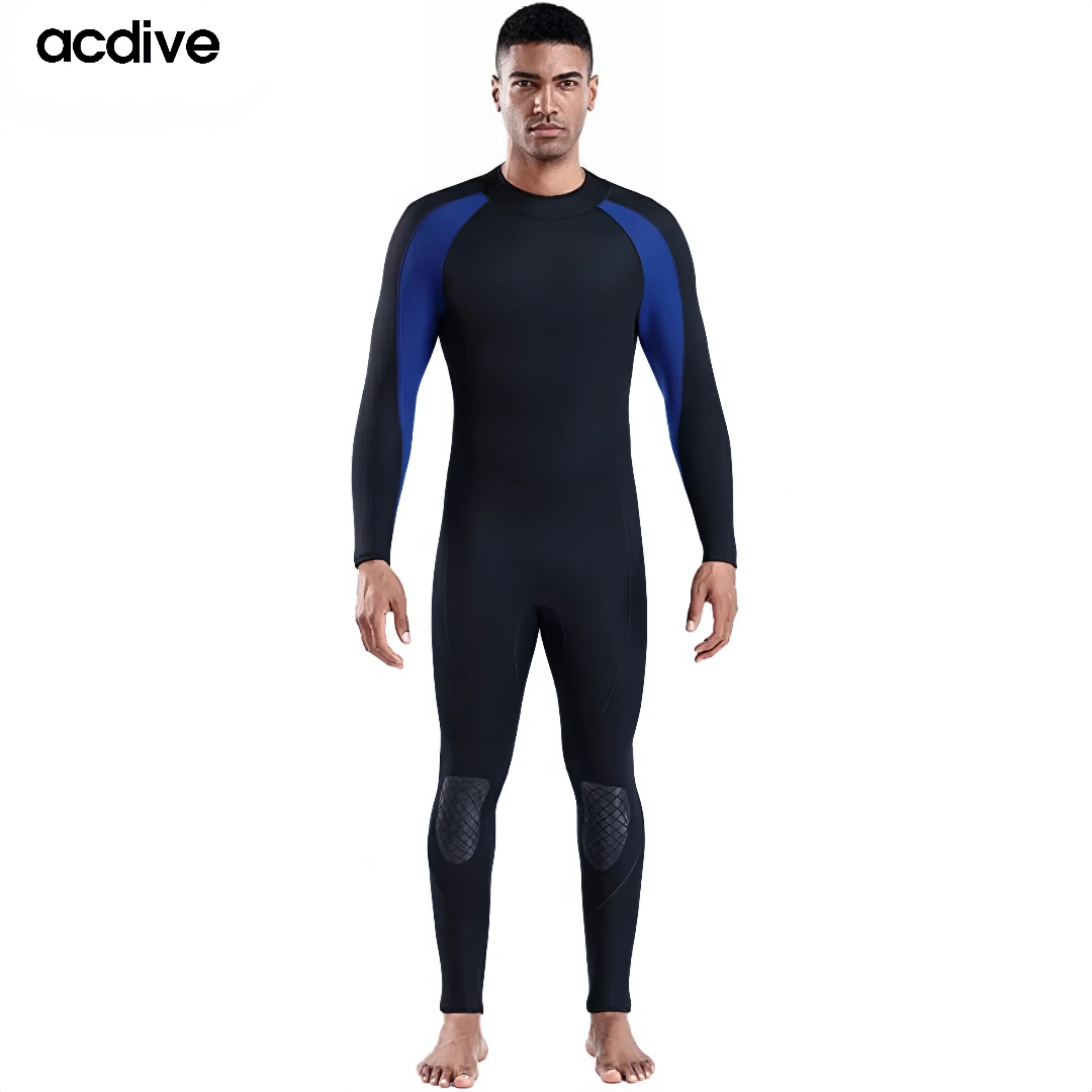 OEM ODM 3mm Neoprene Under Water Sports Full Sleeve One Piece Suits Surfing Diving Swimming Sailing Boating Wetsuit