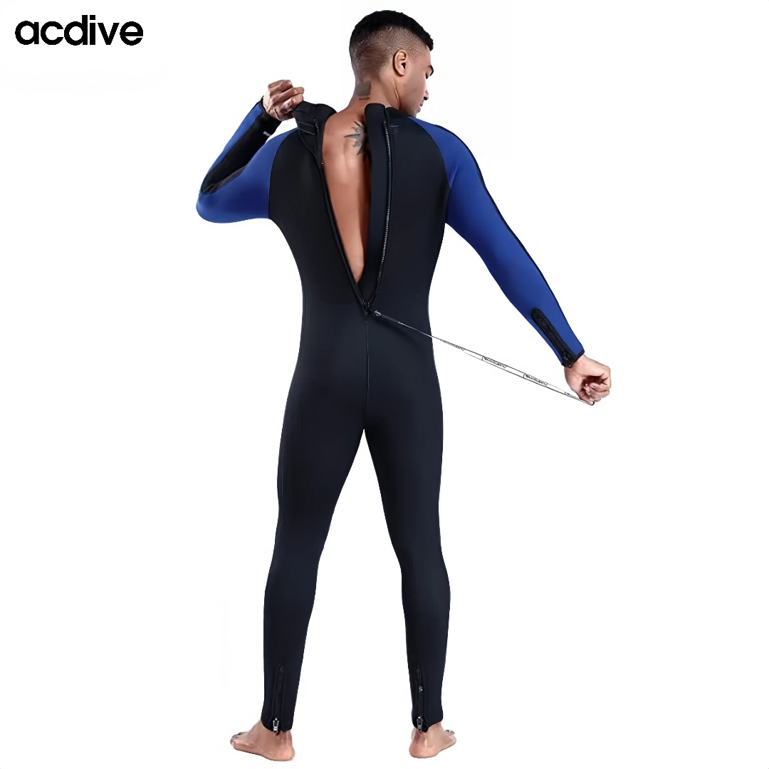 OEM ODM 3mm Neoprene Under Water Sports Full Sleeve One Piece Suits Surfing Diving Swimming Sailing Boating Wetsuit - Image 4