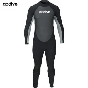 Acdive Classic 3mm Neoprene Adult Full Sleeve Suits Free Diving Surfing Snorkeling Colors Available Wetsuit