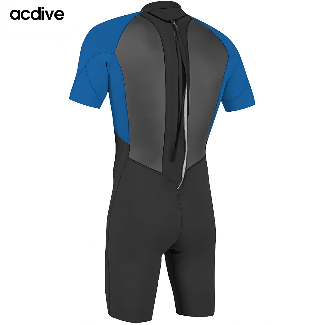 Professional Customized Shark Skin 3/2mm High Stretchy Neoprene Free Diving Snorkeling Surfing Half Sleeve Adult Wetsuit - Image 2