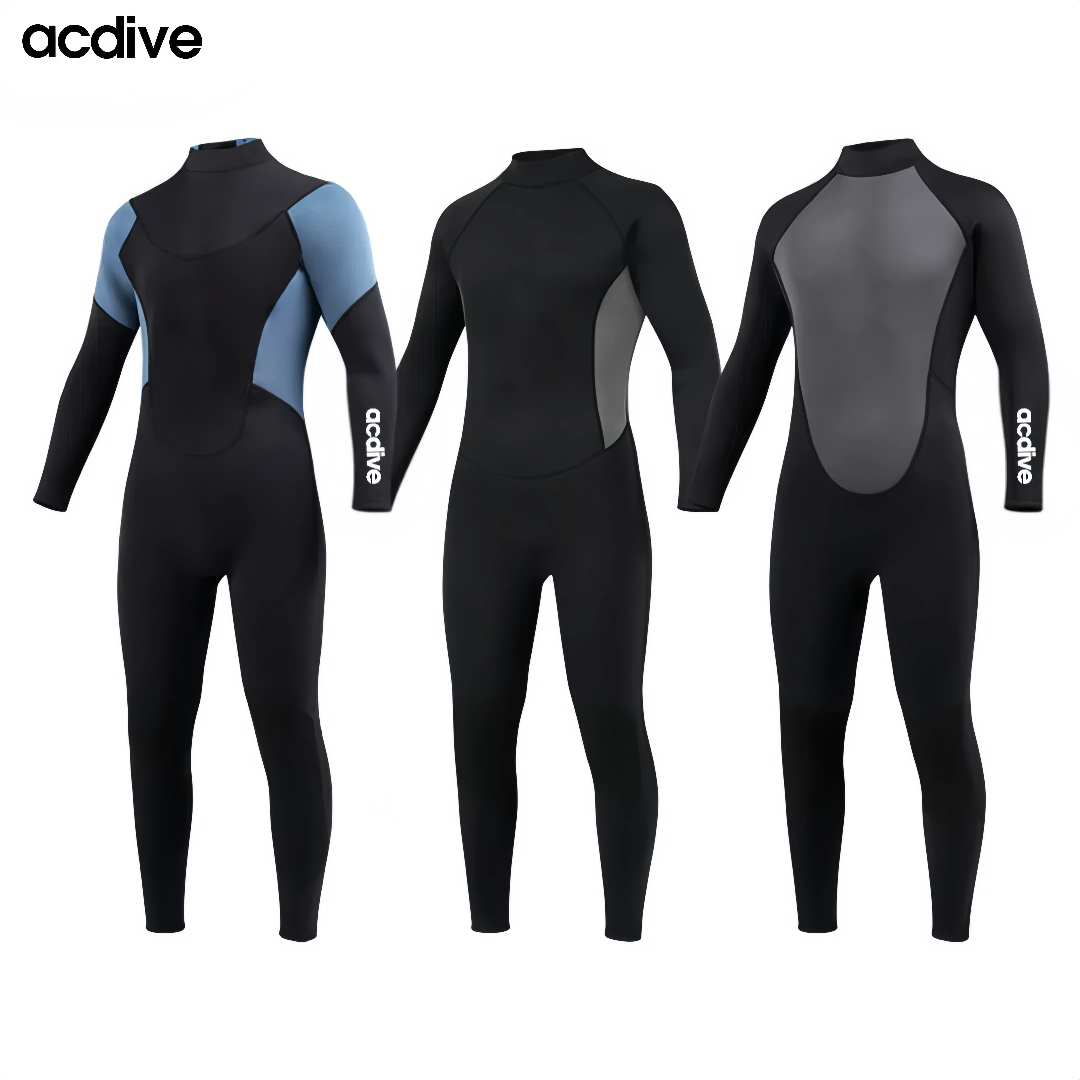 Custom Pattern Printing Colors Adult Full Sleeve 3mm Neoprene Surfing Diving Water Sports For Warmers Wetsuit