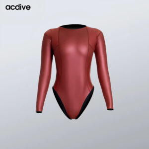 Titanium Coated 2mm Max Stretchy Neoprene Women Customized Diving Bikini Wetsuit