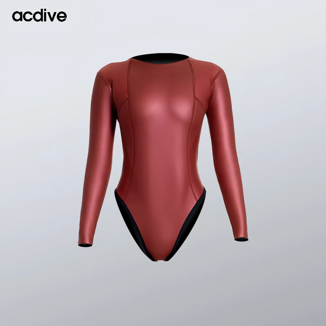 Titanium Coated 2mm Max Stretchy Neoprene Women Customized Diving Bikini Wetsuit