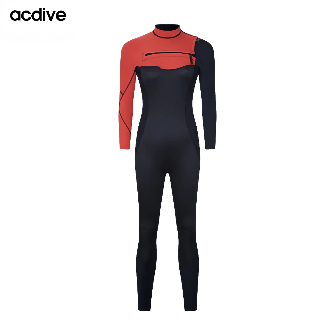 Super Stretchy 3/2mm Chest Zip Kite Adult Free Diving Surfing Full Sleeve Sports Wetsuit - Image 4