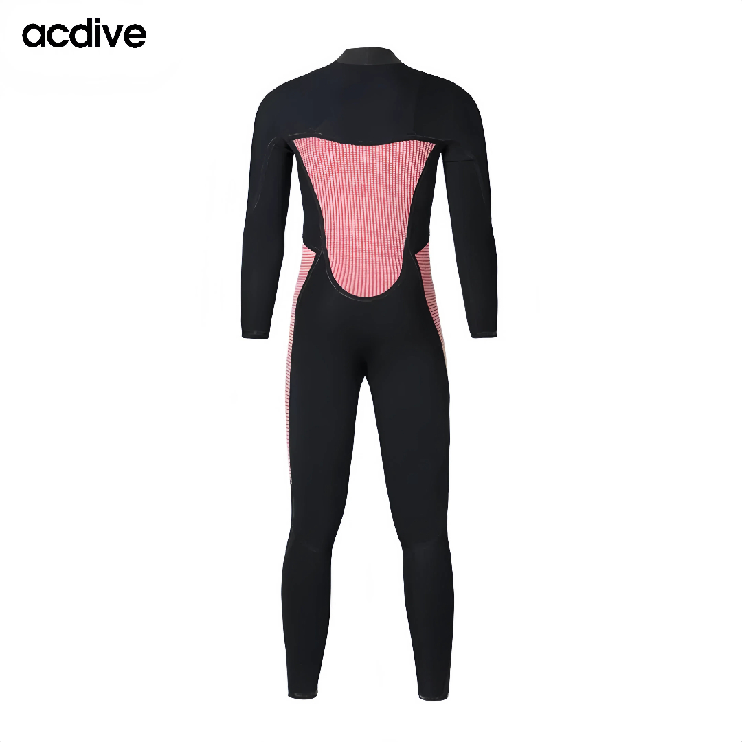 Chest Zipper Super Stretchy 3/2mm Cr Neoprene Kite Surfing Free Diving Adult Tape Sealed Full Wetsuit - Image 4