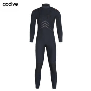 Chest Zipper Super Stretchy 3/2mm Cr Neoprene Kite Surfing Free Diving Adult Tape Sealed Full Wetsuit