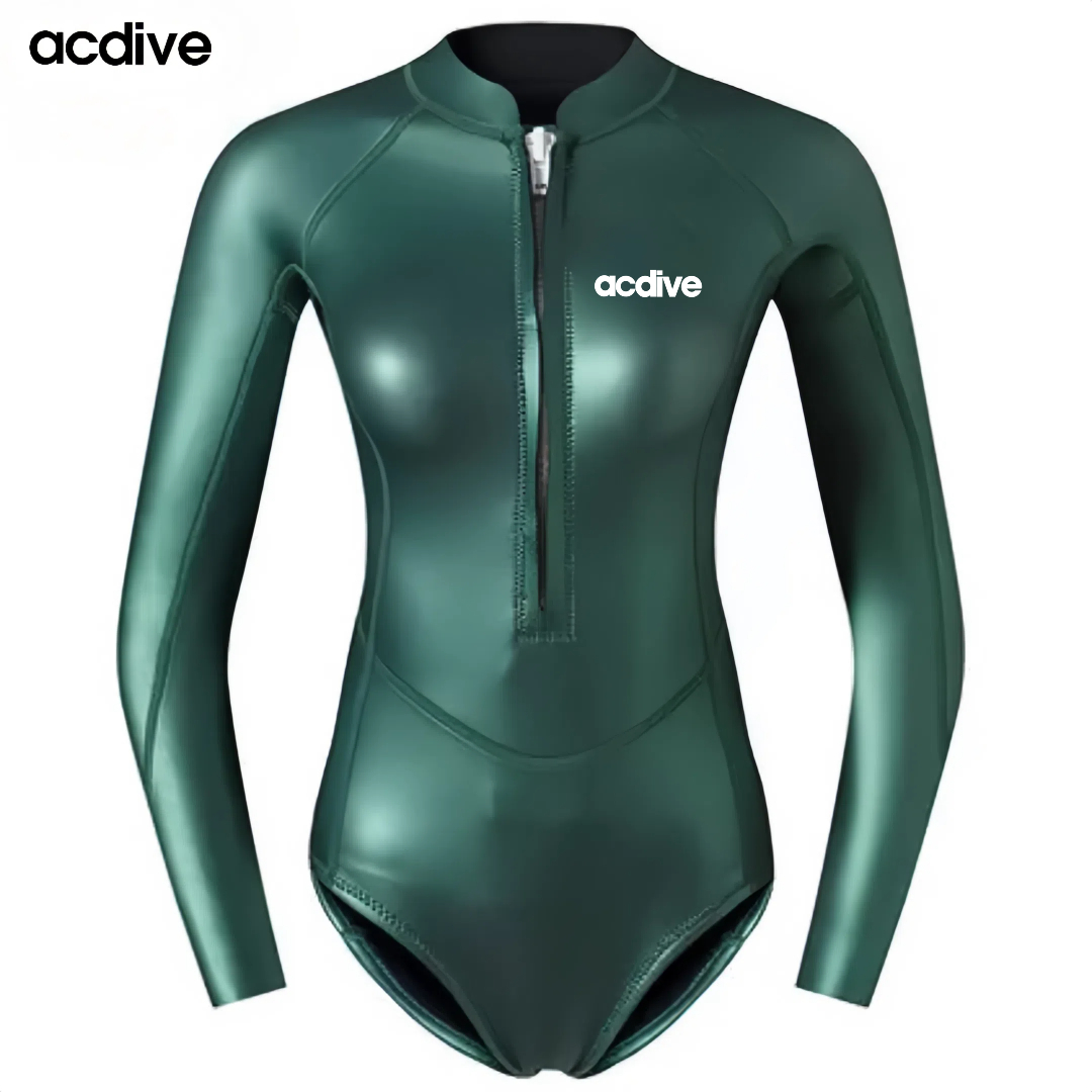 Acdive Titanium Coated Women 2mm Neoprene Bikini Swimwear Free Divng Surfing Swimming Wetsuit - Image 2