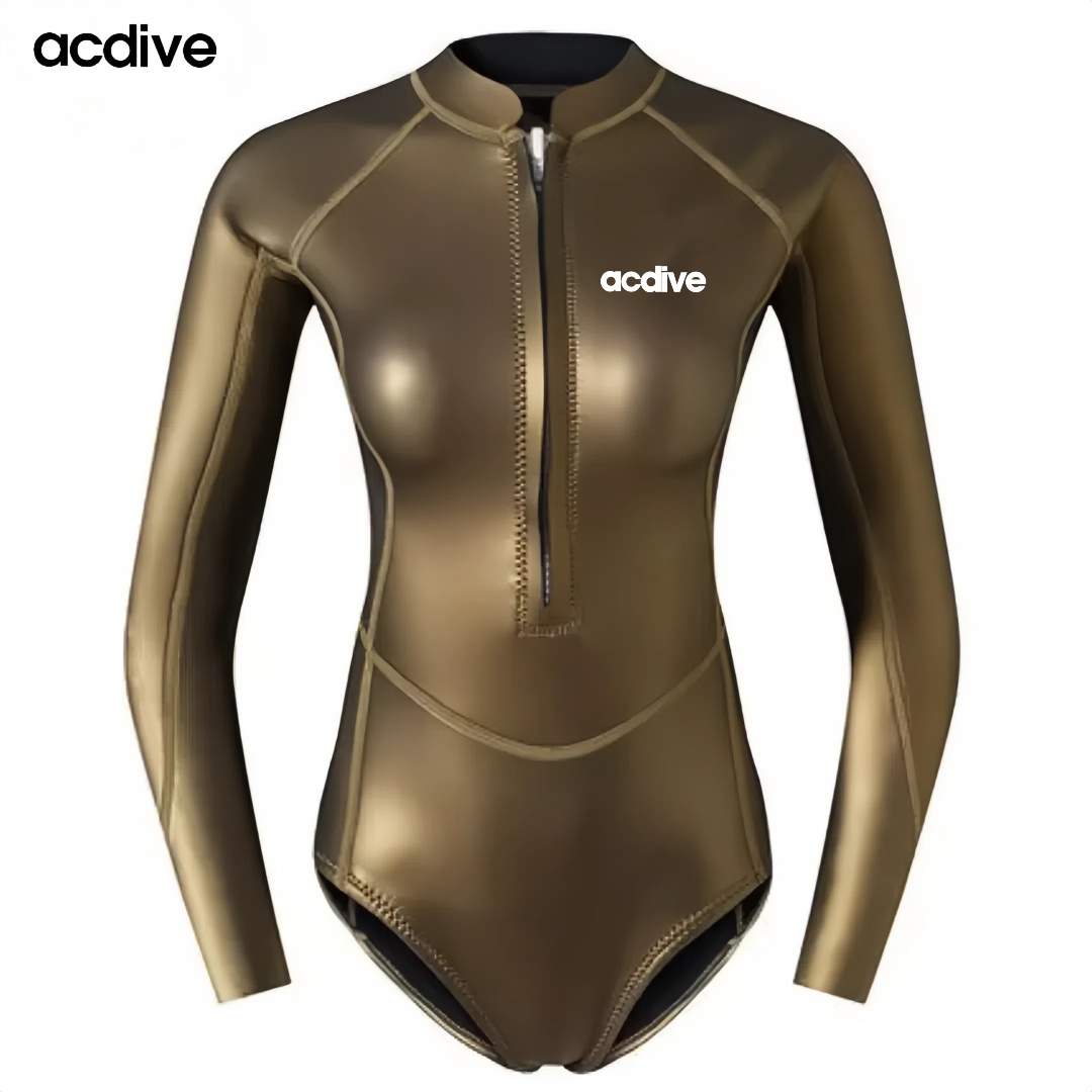 Acdive Titanium Coated Women 2mm Neoprene Bikini Swimwear Free Divng Surfing Swimming Wetsuit - Image 3