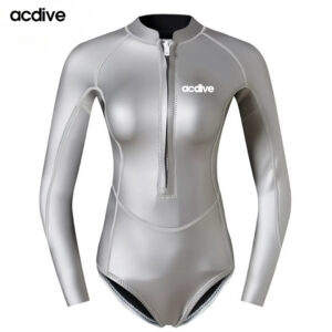 Acdive Titanium Coated Women 2mm Neoprene Bikini Swimwear Free Divng Surfing Swimming Wetsuit