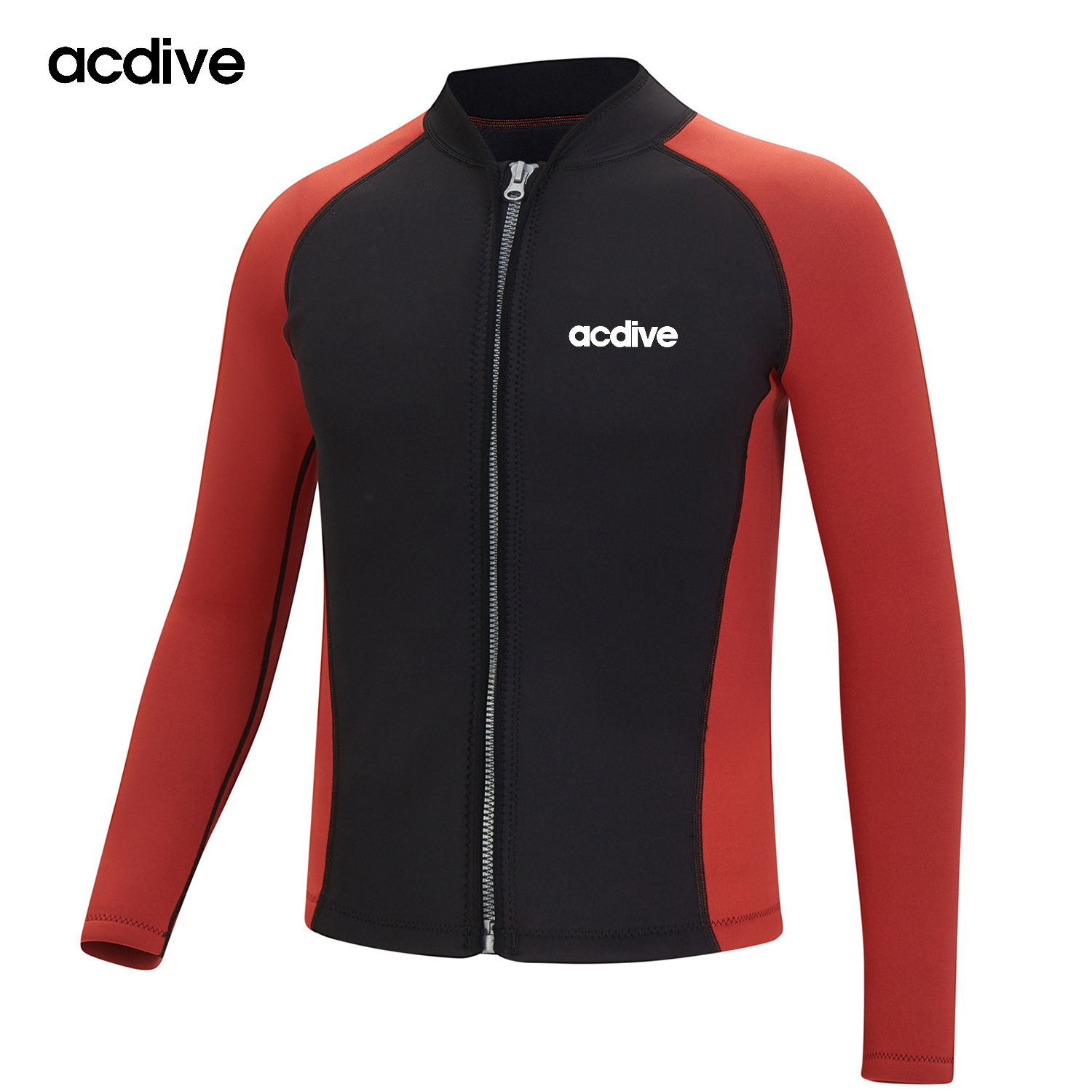 Acdive New Customized Men 2mm Neoprene Top Free Diving Surfing Snorkeling Front Zip Aqua Sports Jacket