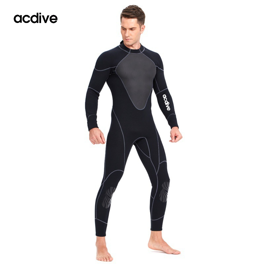 New Mesh Skin Full Sleeve Men 3mm Neoprene Surfing Scuba Diving Sailing Boating Professional Wetsuit - Image 2