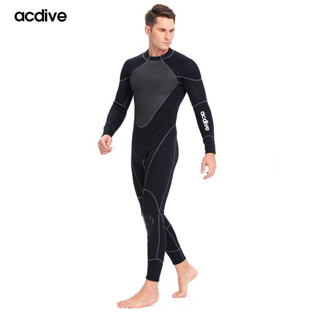 New Mesh Skin Full Sleeve Men 3mm Neoprene Surfing Scuba Diving Sailing Boating Professional Wetsuit - Image 3