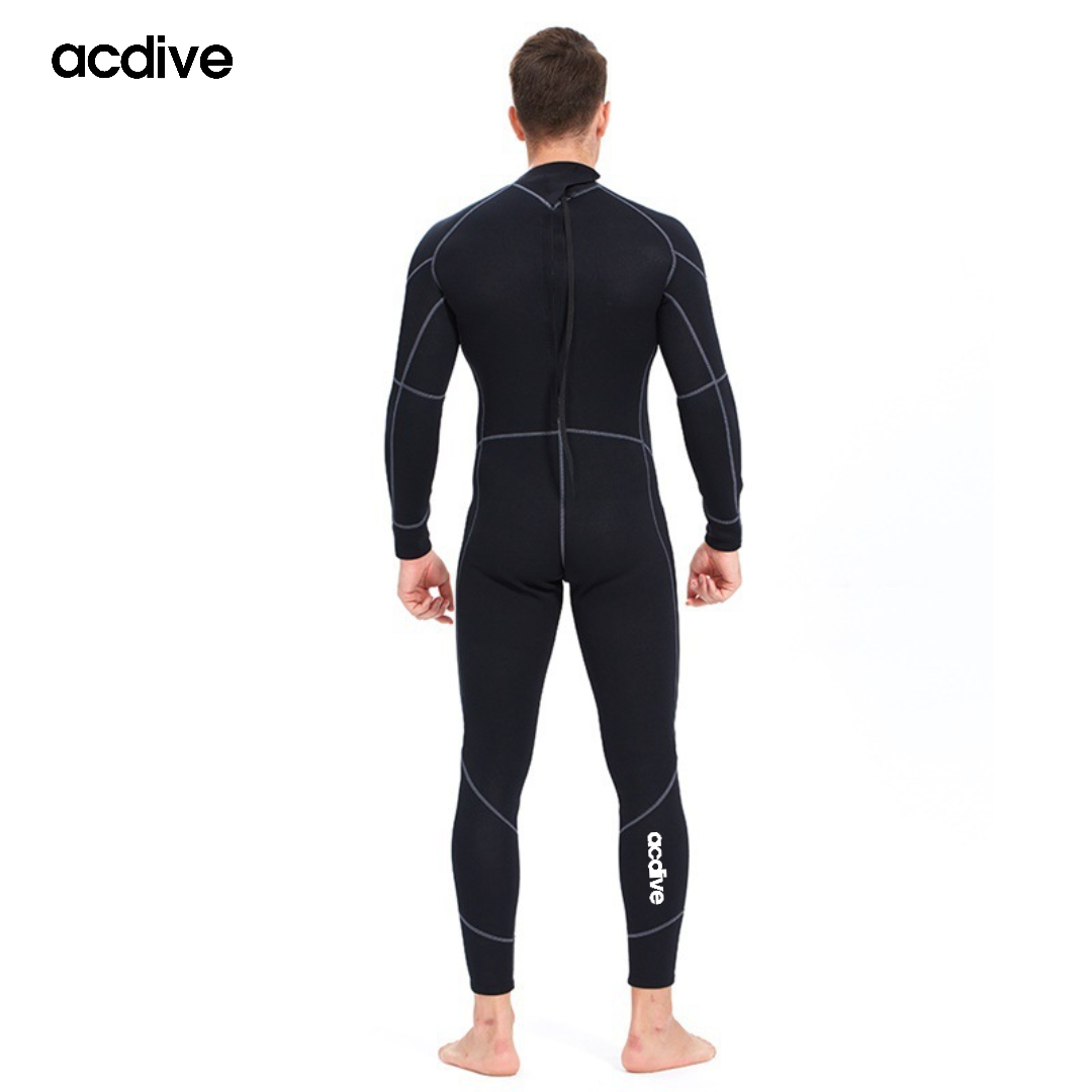 New Mesh Skin Full Sleeve Men 3mm Neoprene Surfing Scuba Diving Sailing Boating Professional Wetsuit - Image 4
