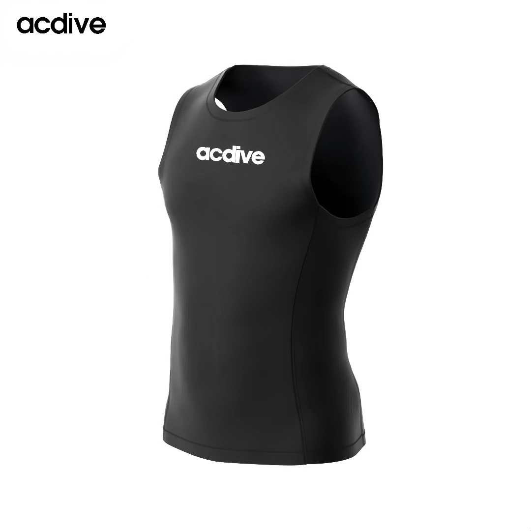 Unisex Super Stretchy 2mm Cr Neoprene Sleeveless Top Fitness Boating Floating Diving Surfing Aqua Vest