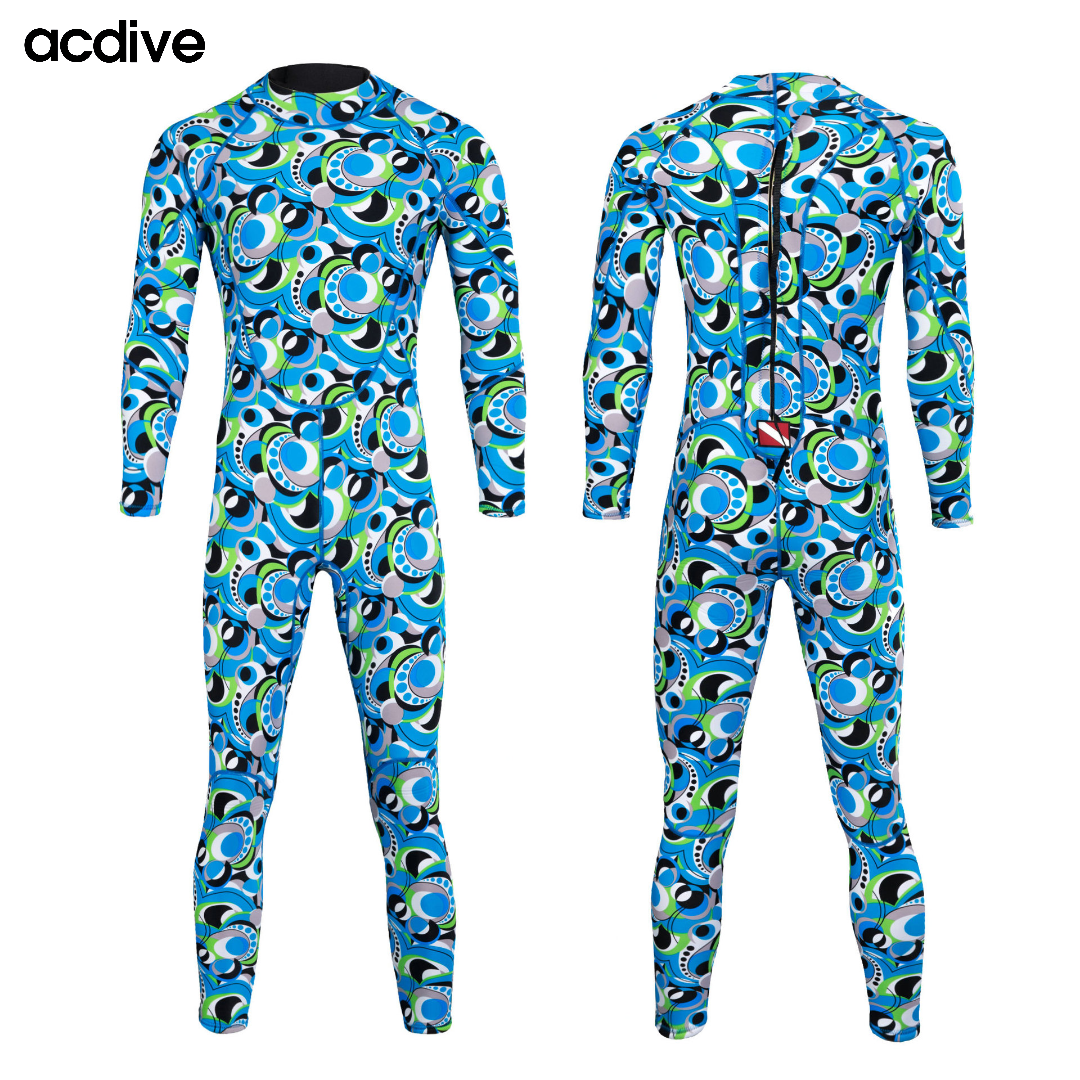 Acdive New Customized Sublimation Camo Printed Adult 3mm Neoprene Full Sleeve Surfing Scuba Diving Wetsuit - Image 3
