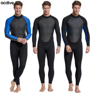 Fast Shipping Men Full Sleeve 3mm Shark Skin Stretchy Neoprene Scuba Snorkeling Surfing Free Diving Wetsuit